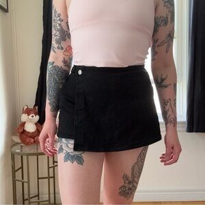 Grunge Y2K Punk Glam Wrap Skort